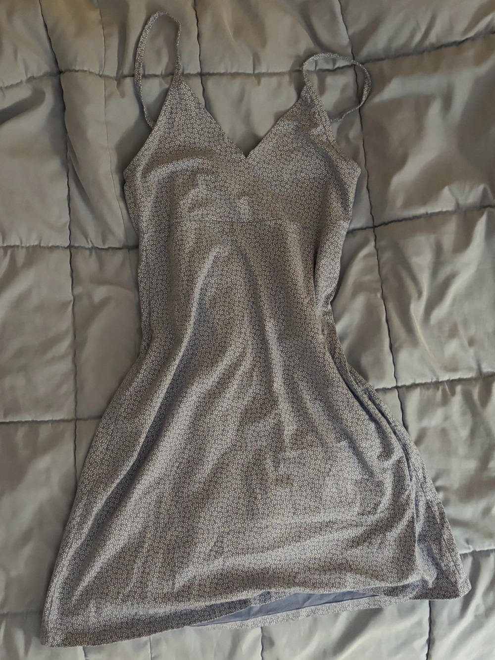 Blue Brandy Melville floral dress